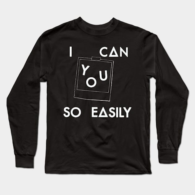 I can picture you so easily (white) Long Sleeve T-Shirt by nynkuhhz